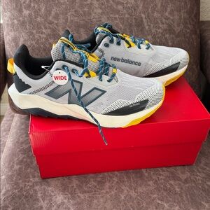 New Balance Gray and Yellow Athletic Shoes